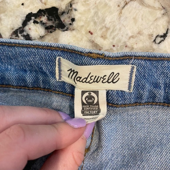 Madewell The High-Rise Slim Boyjean: Ripped Edition Size 32 - Picture 5 of 9